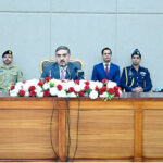 The Caretaker Prime Minister Anwaar-ul-Haq Kakar addresses the 12th National Balochistan Workshop