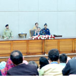 The Caretaker Prime Minister Anwaar-ul-Haq Kakar addresses the 12th National Balochistan Workshop
