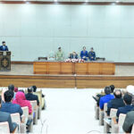 The Caretaker Prime Minister Anwaar-ul-Haq Kakar addresses the 12th National Balochistan Workshop