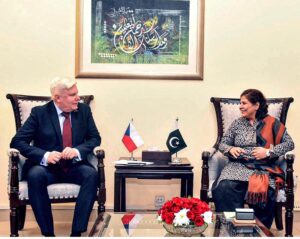 Mr. Ladislav Steinhübel, Ambassador of the Czech Republic to Pakistan called on Caretaker Federal Minister for Finance, Revenue, and Economic Affairs, Dr. Shamshad Akhtar at Finance Division