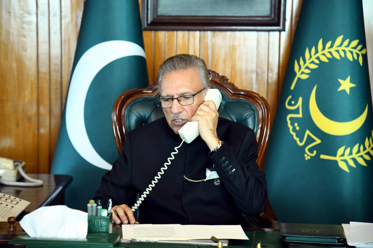 Alvi, Raisi for coordinated efforts by Islamic states for an end to Gaza massacre