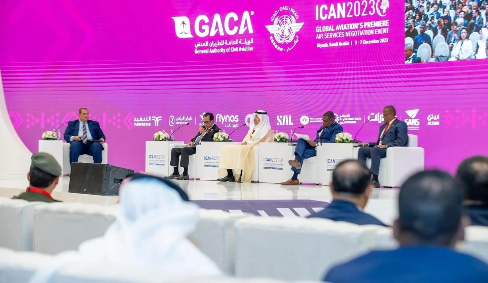 Saudi minister engages global aviation leaders at ICAN 2023, emphasizes economic impact of air transport