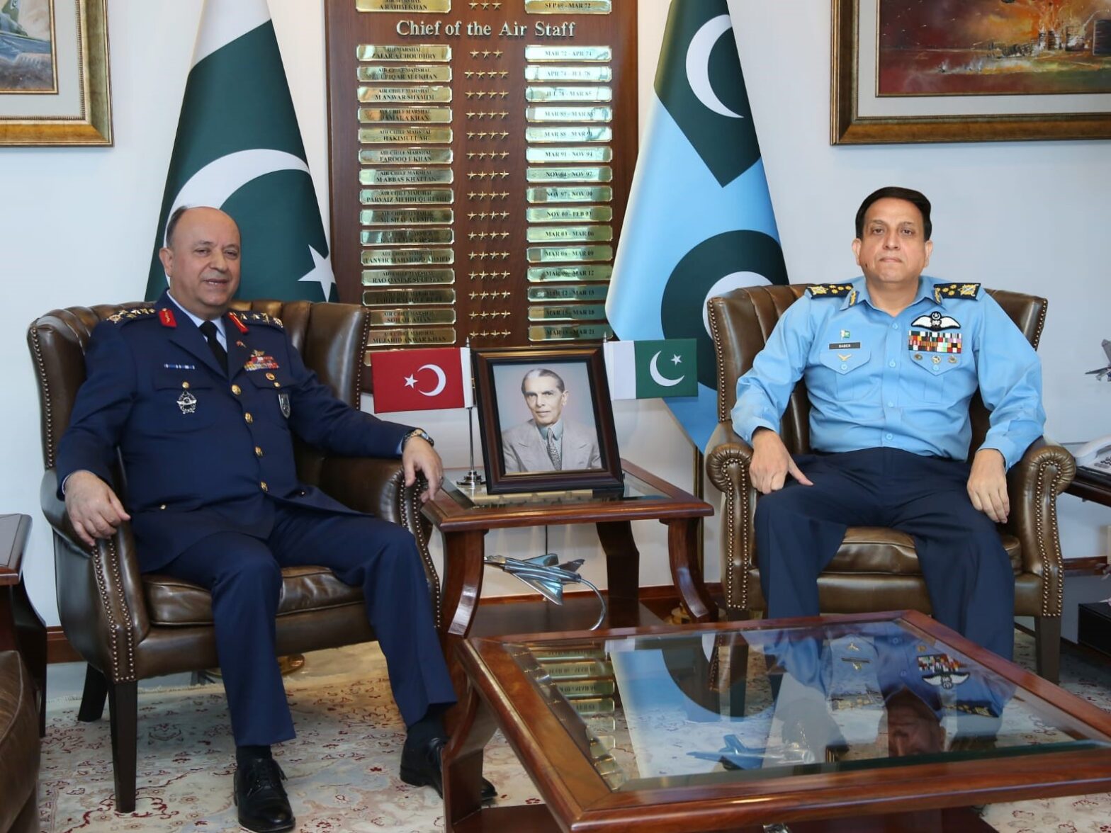 Combat Commander Turkish Air Force visits Air Headquarters