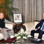 The outgoing Ambassador of Tajikistan to Pakistan Ismatullo Nasredin called on President Dr. Arif Alvi at Aiwan-e-Sadr