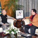 Governor Gilgit-Baltistan, Syed Mehdi Shah called on President Dr. Arif Alvi at Aiwan-e-Sadr
