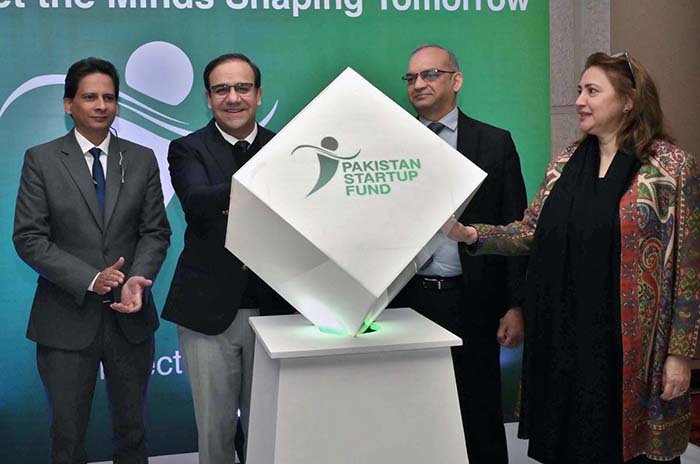 Caretaker Federal Minister for IT & Telecommunication Dr. Umar Saif Launch Pakistan Startup Fund during ceremony organized by Ignite and Ministry of IT & Telecommunication.