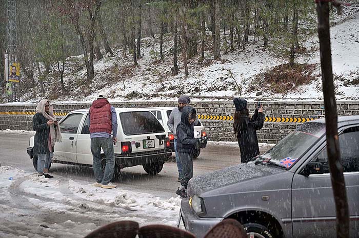 People capture the moment with their cell phones during first snowfall of the season. People capture the moment with their cell phones during first snowfall of the season.