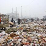 A view of garbage spreading along Sheikhupura Road creates environmental problems and needs the attention of the concerned authorities.