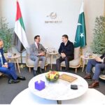 Caretaker Prime Minister Anwaar-ul-Haq Kakar held a meeting with Sultan Ahmed bin Sulayem, Group Chairman and CEO of UAE-based DP World, a multinational logistics company on the sidelines of the World Economic Forum.