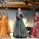 Models performing on stage during Bridal Show