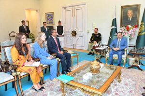 UNICEF's representative in Pakistan Abdullah Fadil called on caretaker Prime Minister Anwaar-ul-Haq Kakar.