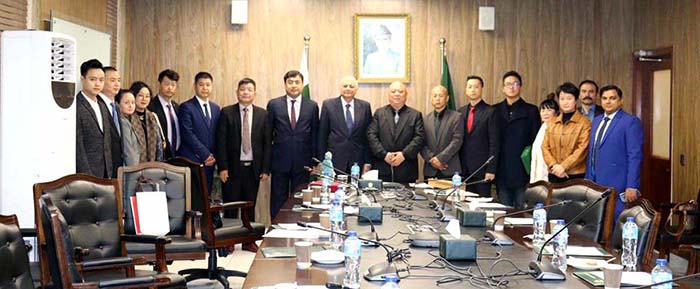 A high-profile business delegation, led by Mr. Li Ting, Chairman of the Chang Chinag Chamber of Commerce, China met with Federal Minister for Planning, Development & Special Initiatives, Muhammad Sami Saeed.