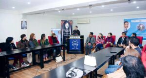 Special Assistant to Prime Minister for Human Rights and Women Empowerment, Mushaal Hussein Mullick, addressing the workshop on "Wellness and Communication Development for non-binary and transgender individuals"