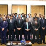 Ambassador of Pakistan to China Khalil Hashmi with Consul Generals/ Head of Missions of Pakistan Consulates General Hong Kong, Shanghai, Guangzhou and Chengdu along with officers of the Pakistan Embassy at the conclusion of Consul General Conference 2024.