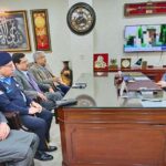 Caretaker Interior Minister Dr. Gohar Ejaz in a meeting with Secretary Interior, Chief Commissioner and IG Islamabad