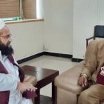 Special Representative to the Prime Minister for Religious Harmony & Islamic Countries and Chairman Pakistan Ullema Council Hafiz Tahir Mahmood Ashrafi, South African High Commissioner to Pakistan M Madikiz.