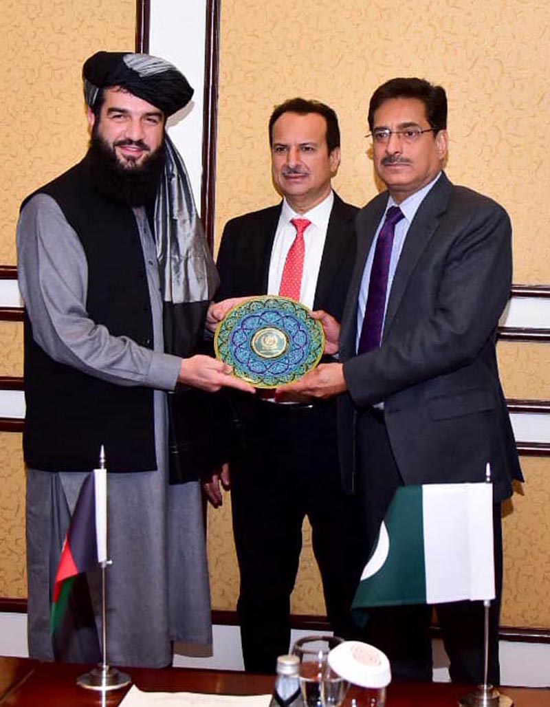 Federal Health Minister met with H.E Mr. Dr. Qalandar Ebad, Minister IEA of Afghanistan on the Sideline of the first Global Health Security Summit.