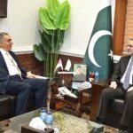 Ambassador of Egypt H.E. Dr. Ihab Abdel Hamid Hasan called on Minister for Defence, Lt. Gen. (Retd) Anwar Ali Hyder at Ministry of Defence.