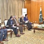 A delegation of Kashmir Education Foundation called on President Dr. Arif Alvi at Aiwan-e-Sadr.