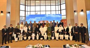 Hon'ble Chief Justice of Pakistan, Mr. Justice Qazi Faez Isa addressing the Conference on the Launch of Vision and E- Campus at the Federal Judicial Academy