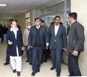 Caretaker Interior Minister and Commerce Dr. Gohar Ejaz & Federal Minister for National Health Dr. Nadeem Jan visited PIMS Hospital