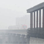 A view of thick fog during the morning fog in the provincial capital.