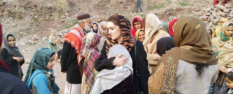 Special Assistant to Prime Minister for Human Rights and Women Empowerment Mushaal Hussein Mullick Distributing Winter Kits among the prisoners of Central Jail.
