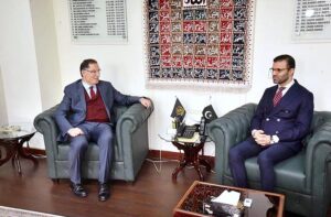 The Chief Ombudsman of Türkiye Mr. Şeref Malkoç and the Minister for Law and Justice Mr. Ahmad Irfan Aslam had a meeting today.