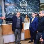 Caretaker Prime Minister Anwaar-ul-Haq Kakar receives briefing about the overall working and current progress of the Business Facilitation Center.