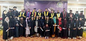 Speaker National Assembly Raja Pervez Ashraf addressing the Convocation ceremony of Punjab college Gujar Khan