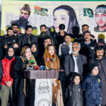 Special Assistant to Prime Minister for Human Rights and Women Empowerment, Mushaal Hussein Mullick, addressing the inaugural session of Rawalpindi District-level Kashmir Consultative Committee