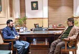 Chief Minister Gilgit-Baltistan, Haji Gulbar Khan calls on Governor Gilgit-Baltistan, Syed Mehdi Shah