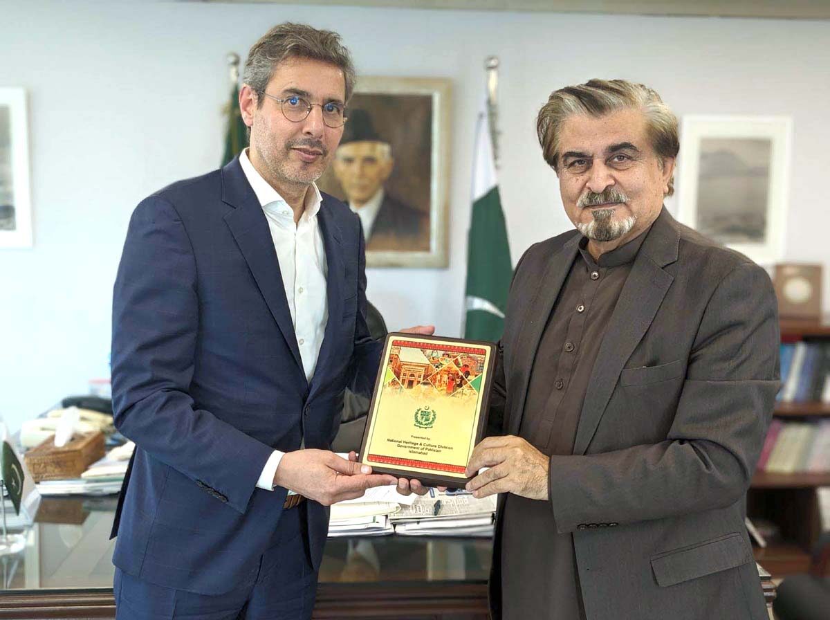 Director UNESCO calls on Minister for Culture Jamal Shah