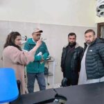 A delegation of UNFPA visiting the DH Hospital Nagar and check the operation theater, established by the AKHSP.