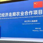 Ambassador of Pakistan to China, Mr. Khalil Hashmi addressing a ceremony arranged by the city government of Neijiang city, celebrating the arrival of the first batch of 182 tons of Pakistani dry chilies