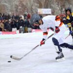 Youngsters in action during the practice day of Ice Winter Festival in connection to promote winter tourism in the area