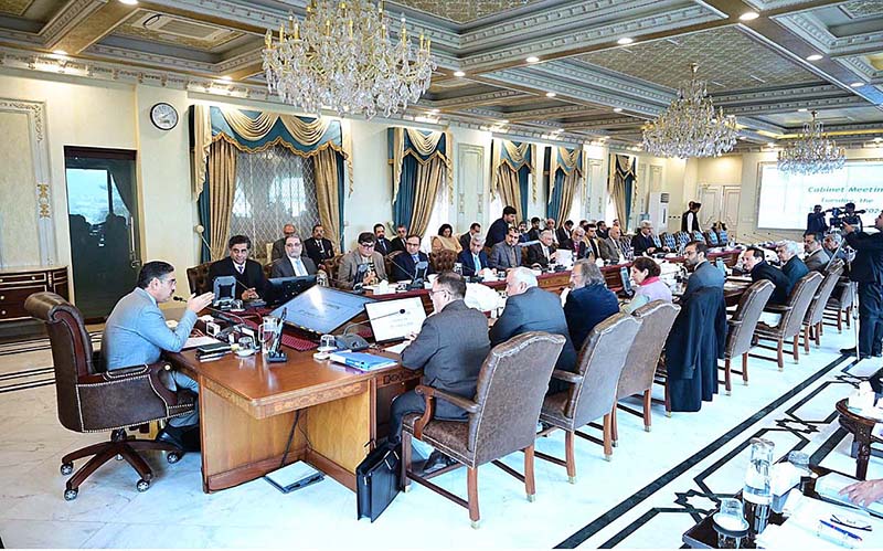 Caretaker Prime Minister Anwaar-ul-Haq Kakar chairs meeting of the Federal Cabinet