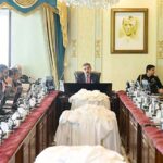 Caretaker Prime Minister Anwaar-ul-Haq Kakar chairs a meeting of the Caretaker Federal Cabinet