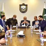 Chairman IPO-Pakistan Farukh Amil addressing the Seminar regarding awareness of IP rights at Islamabad Chamber of Commerce.