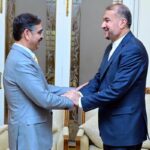 Foreign Minister of Islamic Republic of Iran Mr. Hossein Amir-Abdollahian calls on Caretaker Prime Minister Anwaar-ul-Haq Kakar