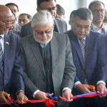CEO Trade Development Authority of Pakistan Muhammad Zubair Motiwala inaugurates the 3rd Engineering and Health Care Show at Expo Center.