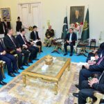 Chinese vice Foreign Minister Sun Weidong pays a courtesy call on Caretaker Prime Minister Anwaar-ul-Haq Kakar