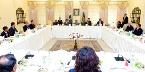 Caretaker Prime Minister Anwaar-ul-Haq Kakar meets a group of Envoys from African and Asian Countries.