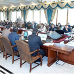 Caretaker Prime Minister Anwaar-ul-Haq Kakar chairs a meeting of the Caretaker Federal Cabinet