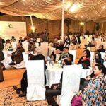 President Dr. Arif Alvi addressing the annual union of Old Publicans