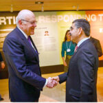 Caretaker Prime Minister Anwaar-ul-Haq Kakar meets the Prime Minister of Lebanon Najib Mikati on the sidelines of the World Economic Forum.