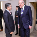 Caretaker Prime Minister Anwaar-ul-Haq Kakar meets the Prime Minister of Lebanon Najib Mikati on the sidelines of the World Economic Forum.