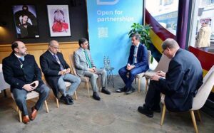 Caretaker Prime Minister Anwaar-ul-Haq Kakar meets the Prime Minister of Belgium Alexander De Croo on the sidelines of the World Economic Forum.