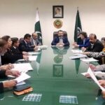 Zahir Shah, Member, PMIC is getting site visit briefing on PSDP project titled “Replacement and Upgradation of HVAC Plant Room Equipment and Allied Works at PIMS, Islamabad” at PIMS Hospital Islamabad on January 22, 2024 from the Officers of Ministry of National Health Services, Regulations & Coordination, Ministry of Planning, Development & Special Initiatives, Ministry of Housing & works, PIMS, Pak PWD and Contractors