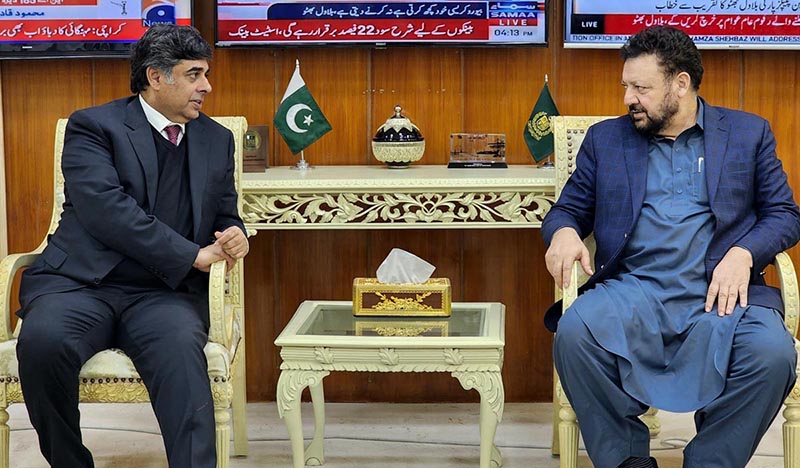Chief Minister Gilgit Baltistan Gulbar Khan called on Caretaker Federal Minister for Interior, Dr. Gohar Ejaz